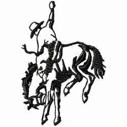 Cowboy And Hunter Embroidery Design 3 Cowboy And Hunter Embroidery Design 3